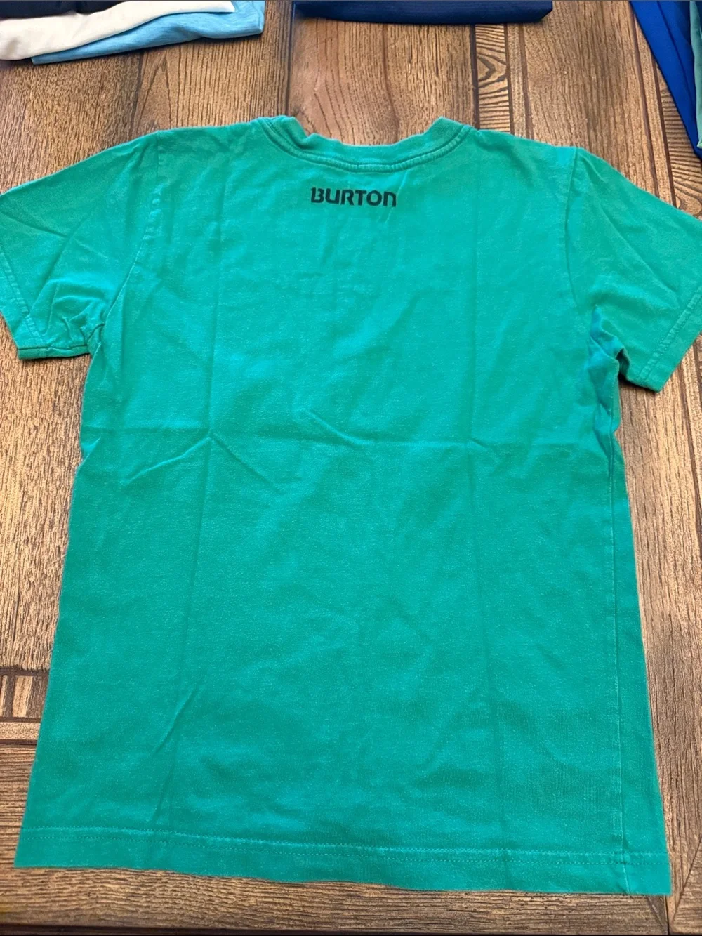 Burton Teal Green Logo Short Sleeve Tee